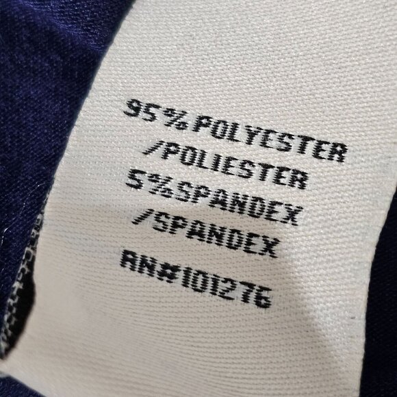 Y2K Eci New York V-Neck Jersey Beaded Waist Sleeveless Long Maxi Dress Blue Size - Picture 4 of 11